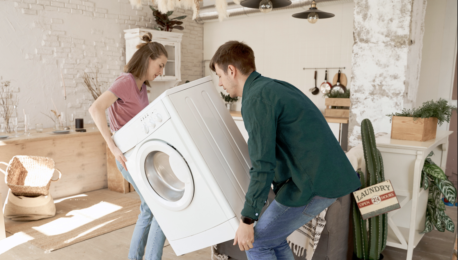 Déménager malin : installer son lave-linge comme un pro - Murfy